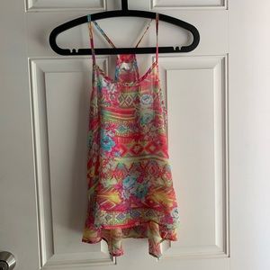 Nabel see through tank top